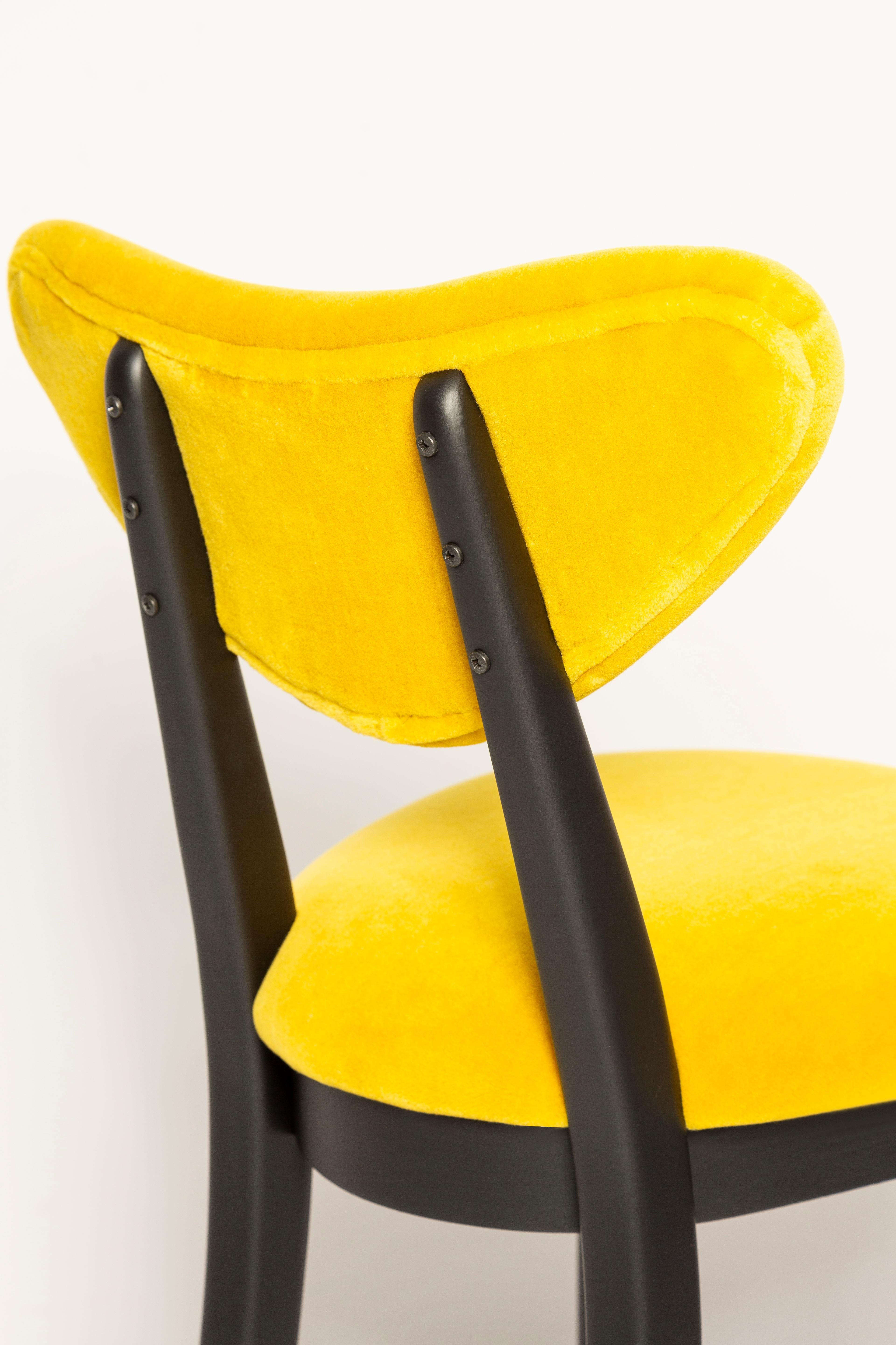 Set of Four Heart Bar Stools, Alpaca Wool, by Vintola Studio, Europe, Poland. For Sale 1