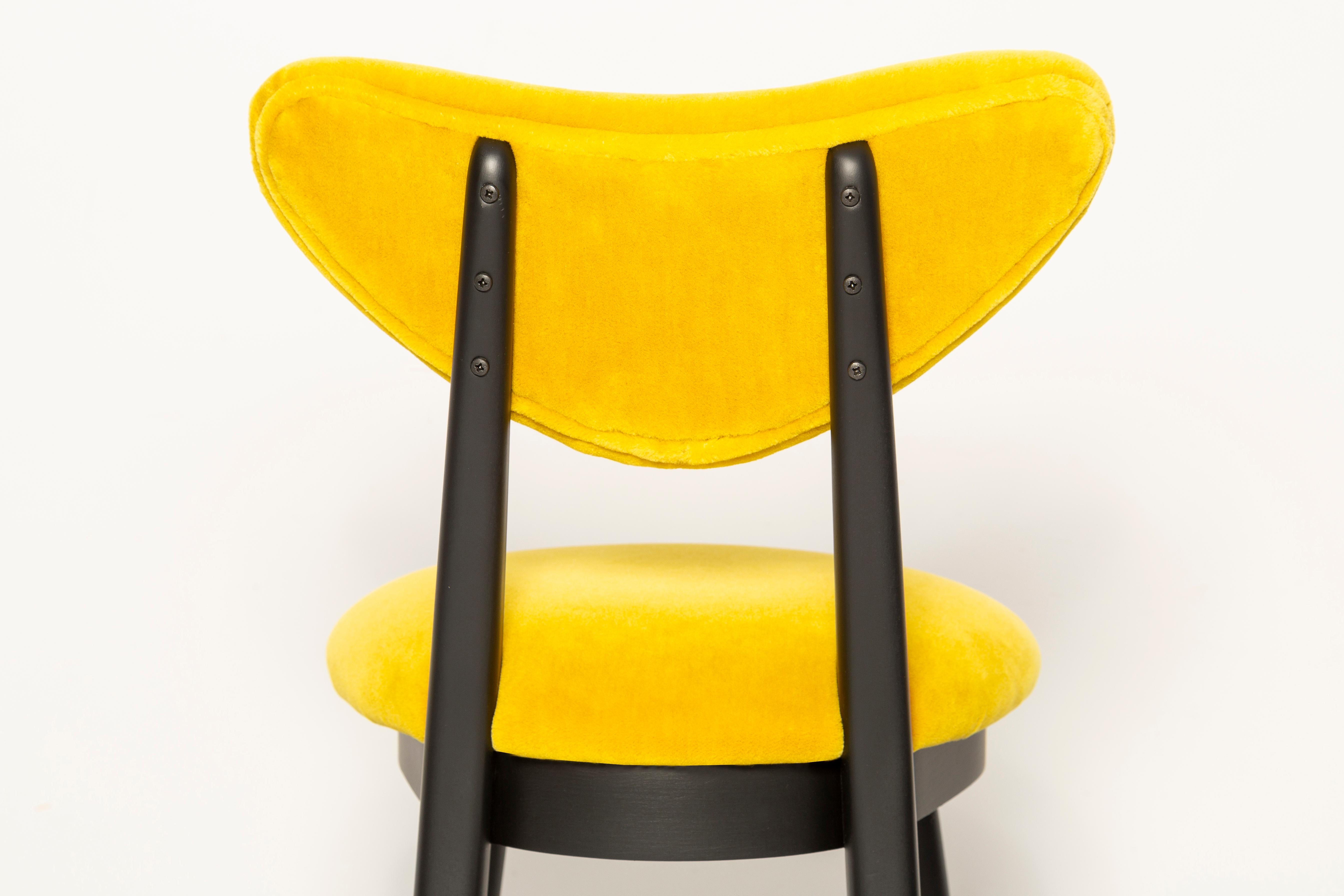 Set of Four Heart Bar Stools, Alpaca Wool, by Vintola Studio, Europe, Poland. For Sale 1