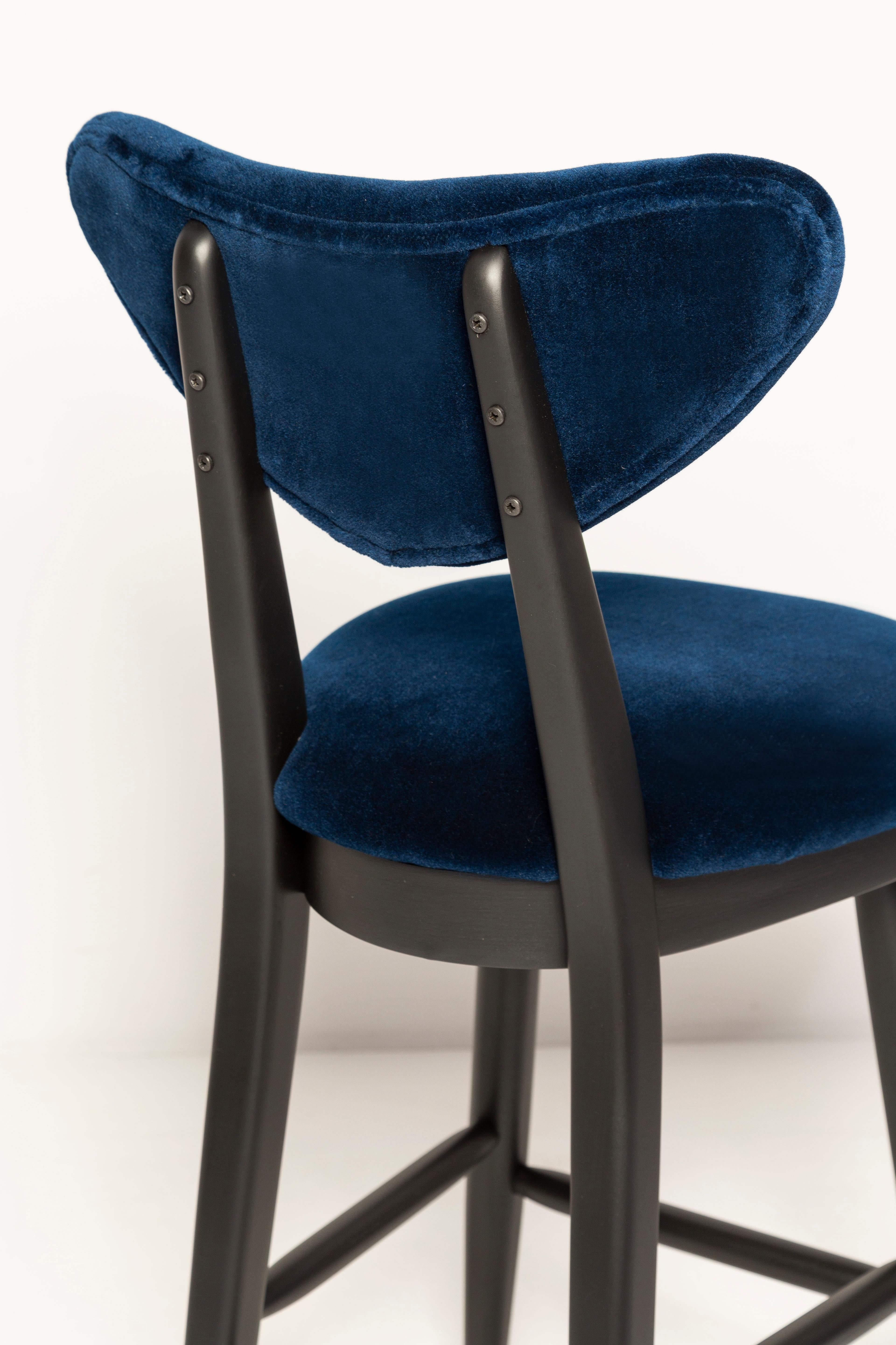 Set of Four Heart Bar Stools, Alpaca Wool, by Vintola Studio, Europe, Poland. For Sale 2