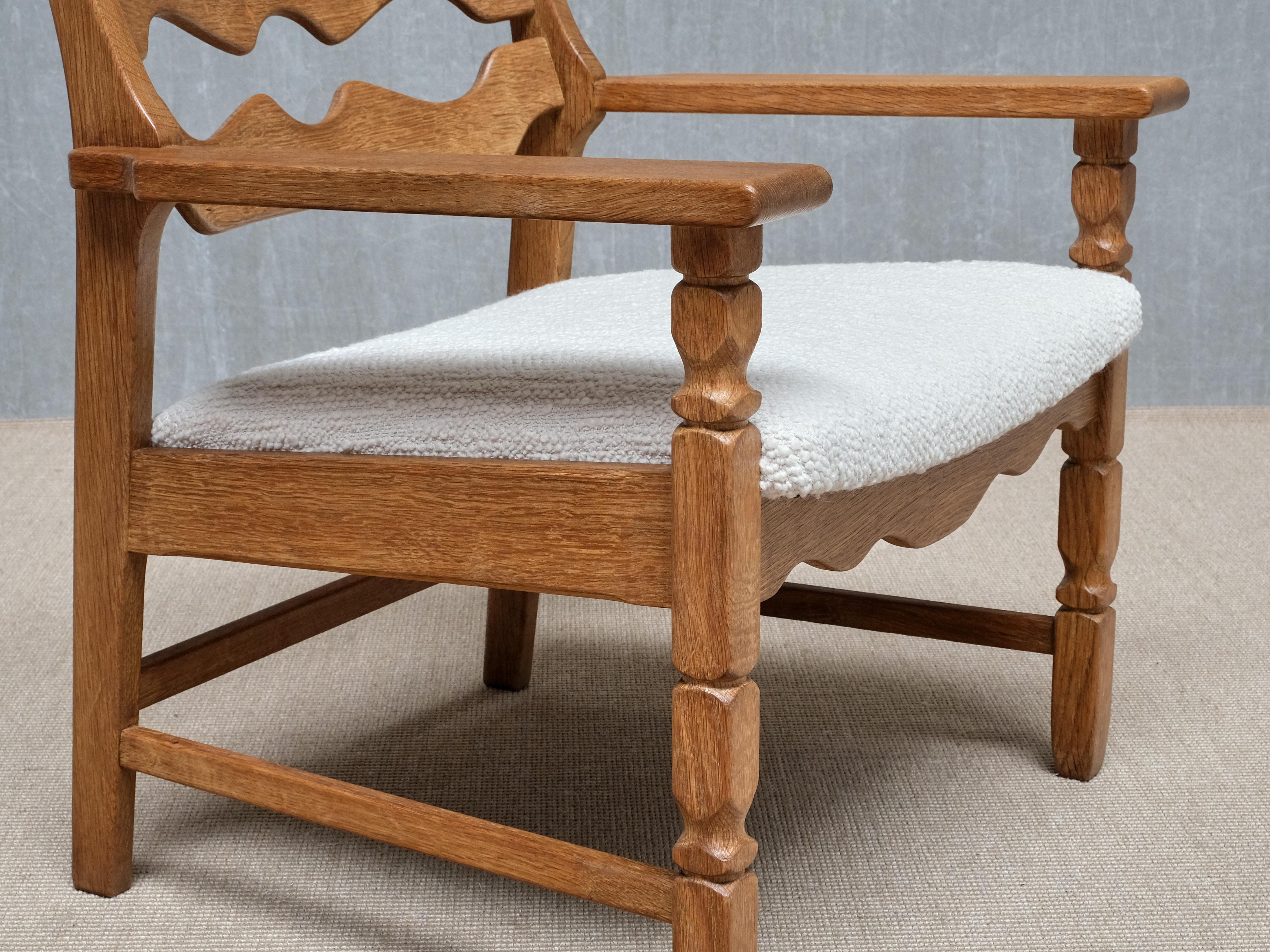Set Of Four Henning Kjærnulf 'Razorblade' Armchairs, EG Møbler, Denmark 1960s in vendita 2