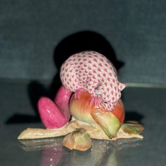 Juego de cuatro figuras de animales de porcelana de Herend Hungría