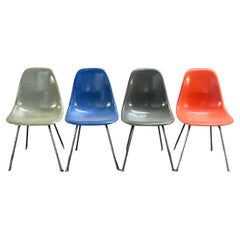 Set of Four Herman Miller Eames Fiberglass Dining Chairs