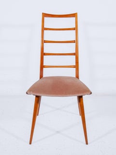 Set of Four High Back Ladder Dining Chairs designed by Dettinger, Germany