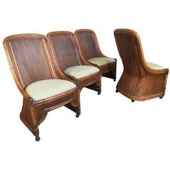 Rattan Dining Room Sets - 25 For Sale at 1stdibs