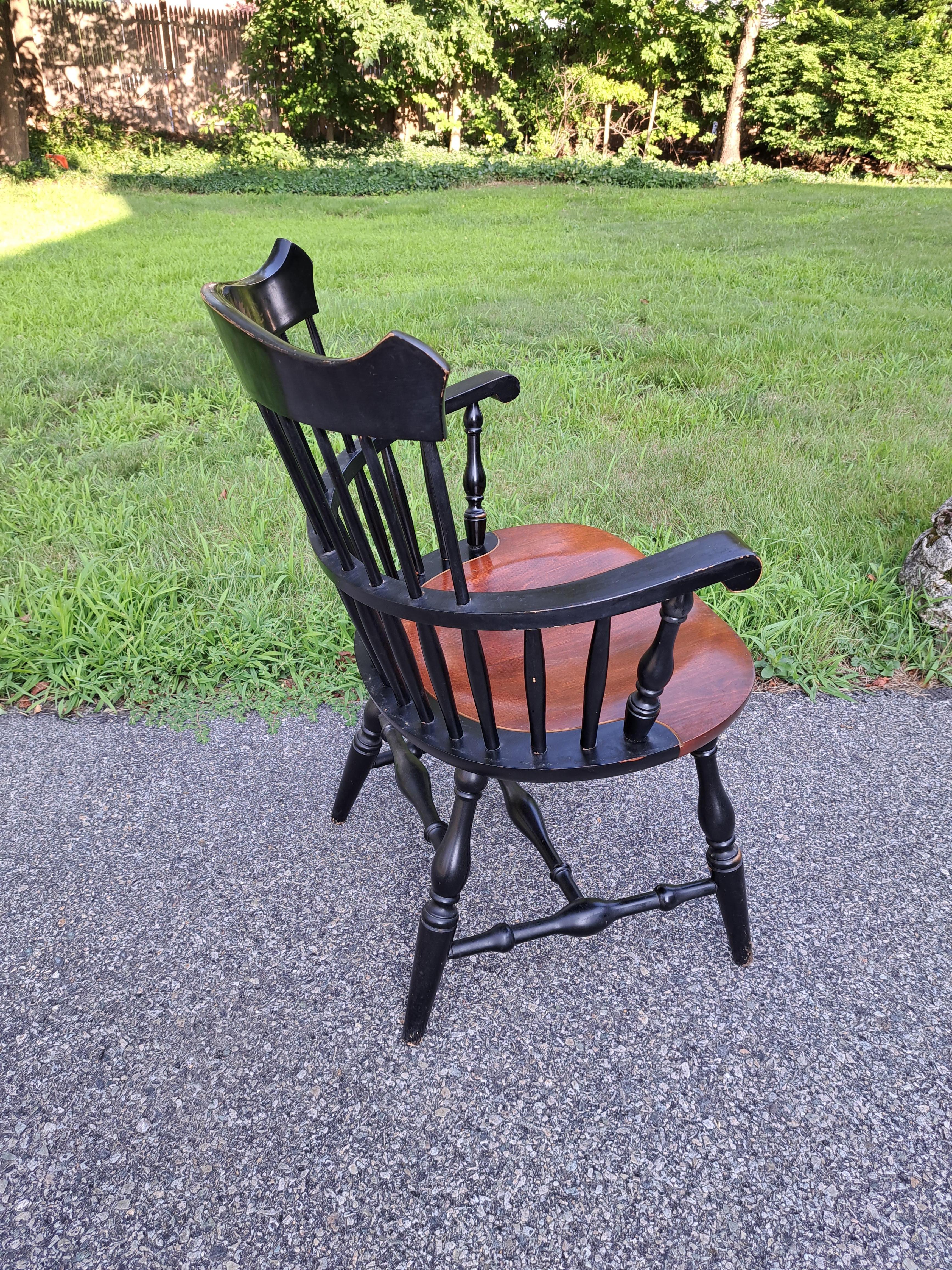 American Set of  Four Hitchcock Dining Chairs 
