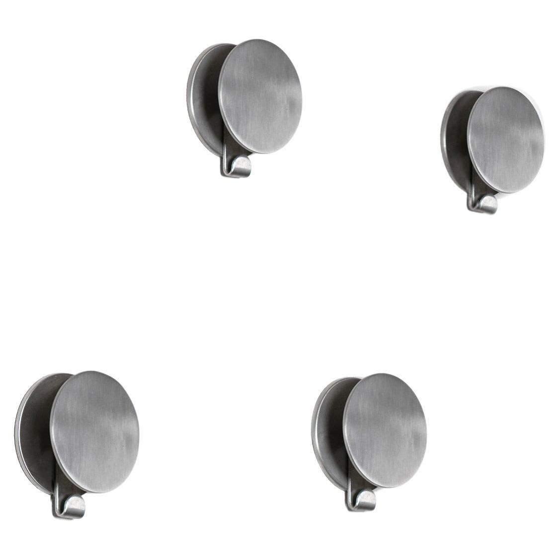 Set of Four Hooks by Sergio Mazza for Quattrifolio