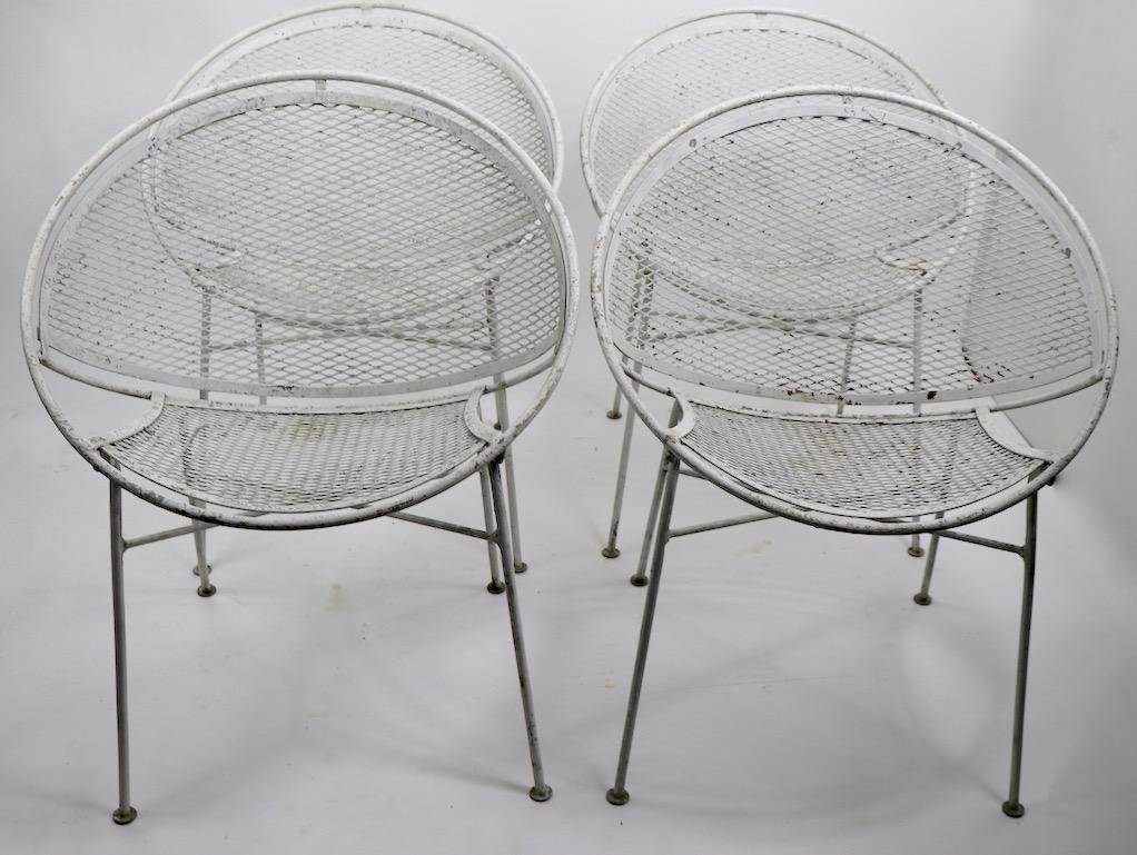 Set of Four Hoop Chairs by Salterini 5