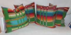 Set of Four Horse Blanket Pillows