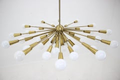 Set of three Huge Rare Mid Century Chandeliers Sputnik, Atomic, 1960s
