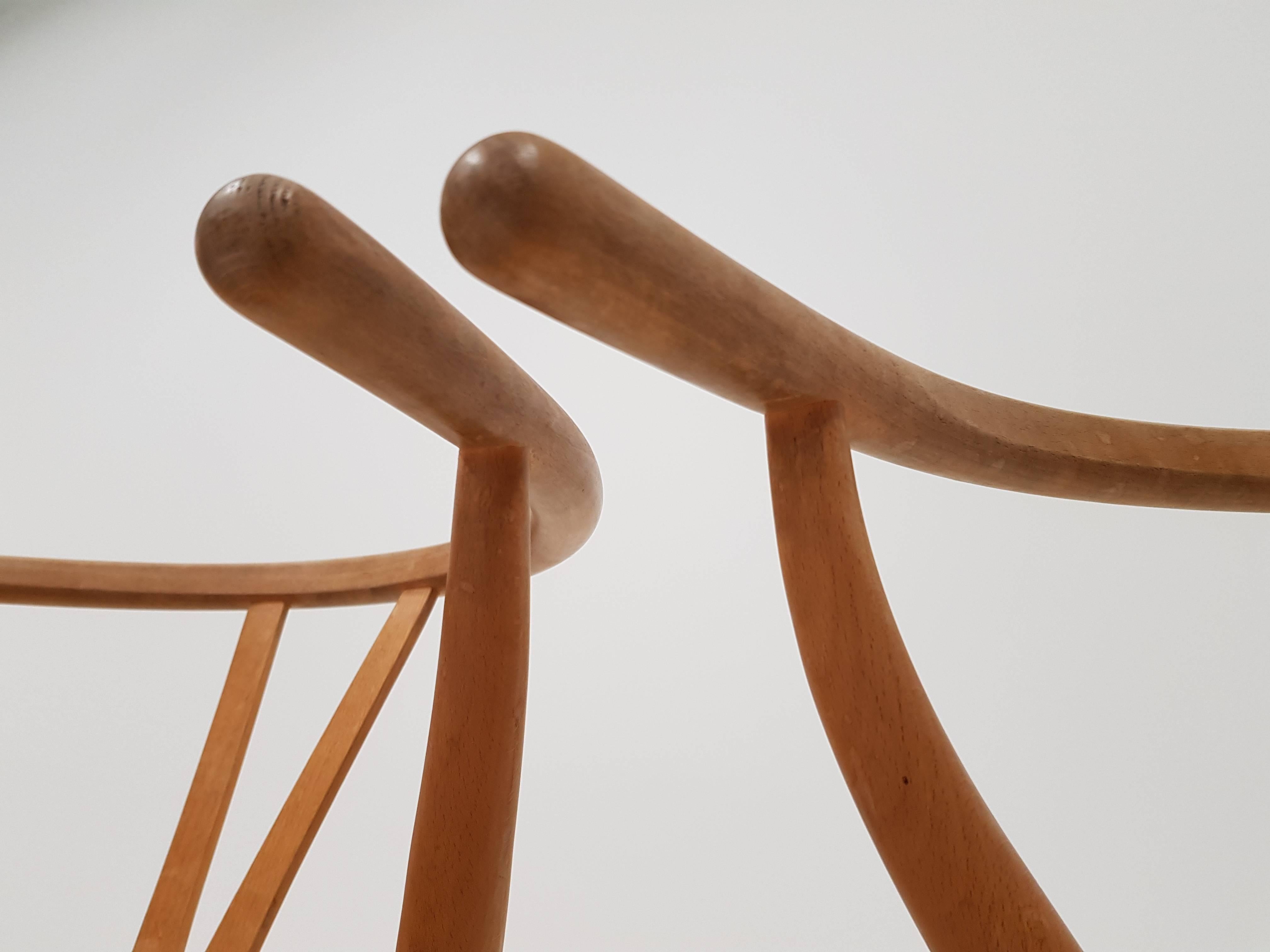 Set of Four Iconic Vintage Danish Hans J. Wegner CH24 'Wishbone' Chairs 1