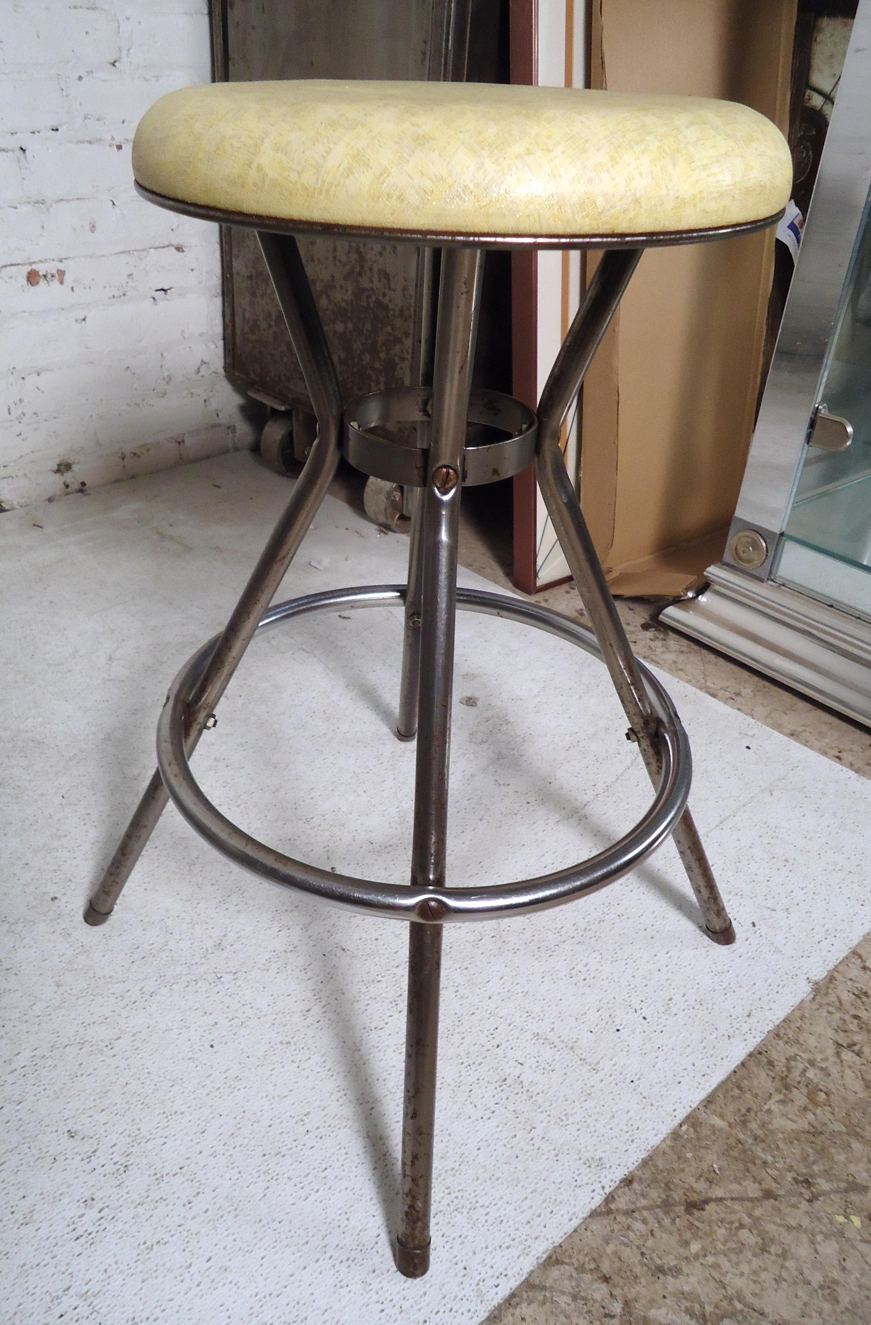 Set of Four Industrial Stools by Cosco For Sale 5
