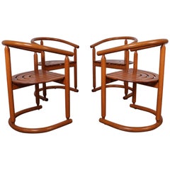 Set of Four Italian Armchairs