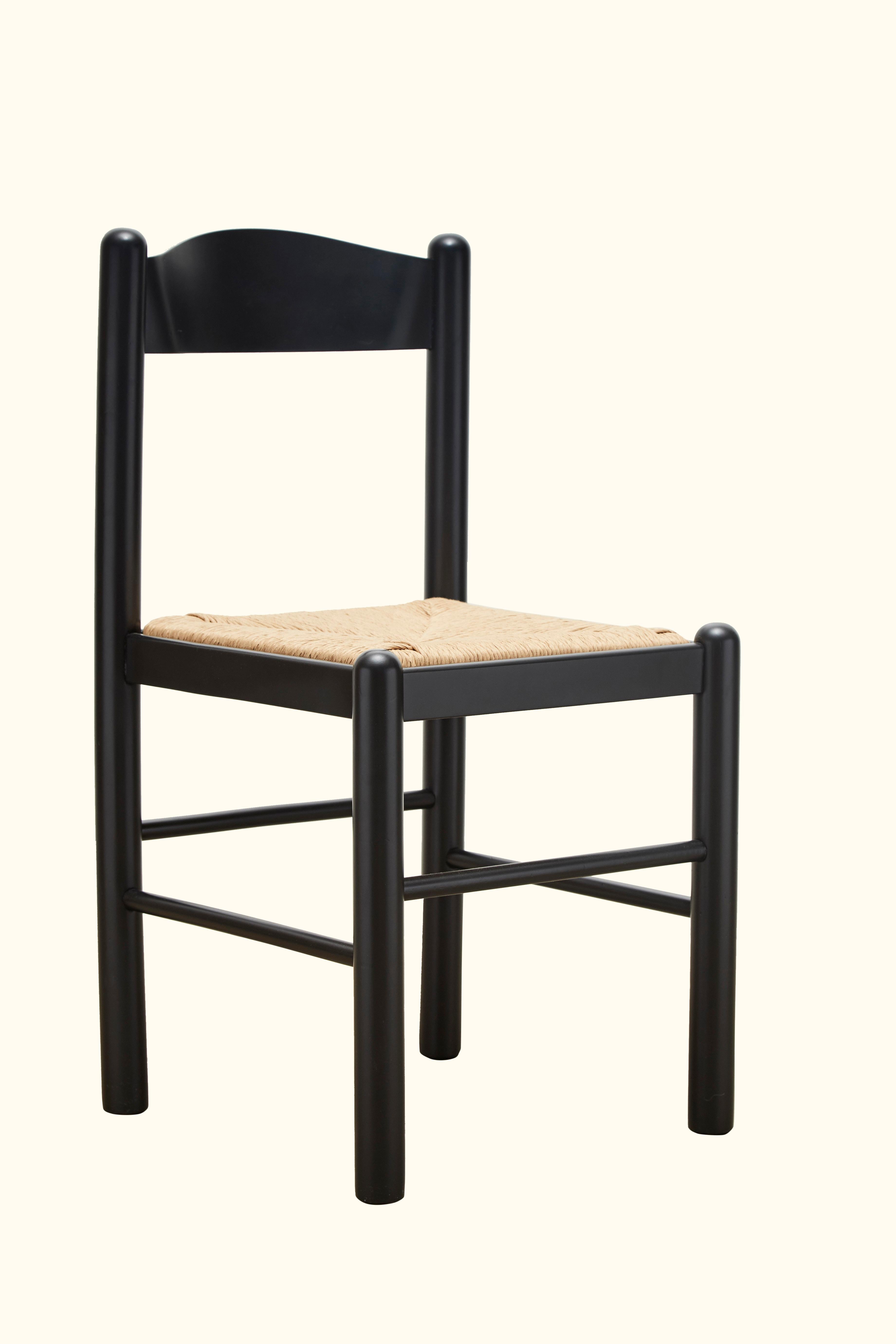 rush seat dining chair