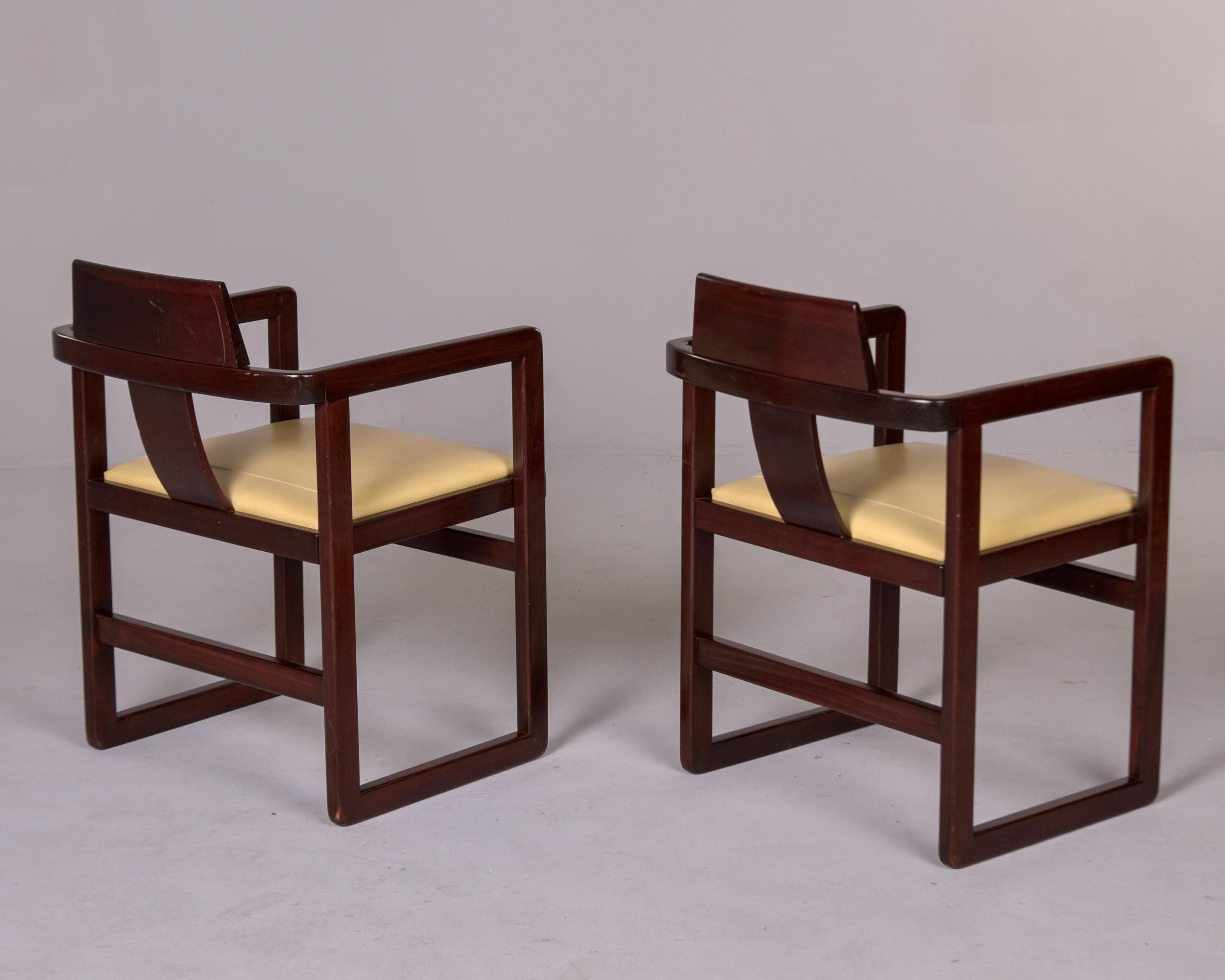 Set di quattro poltrone italiane di metà secolo in Asian Style in vendita 1