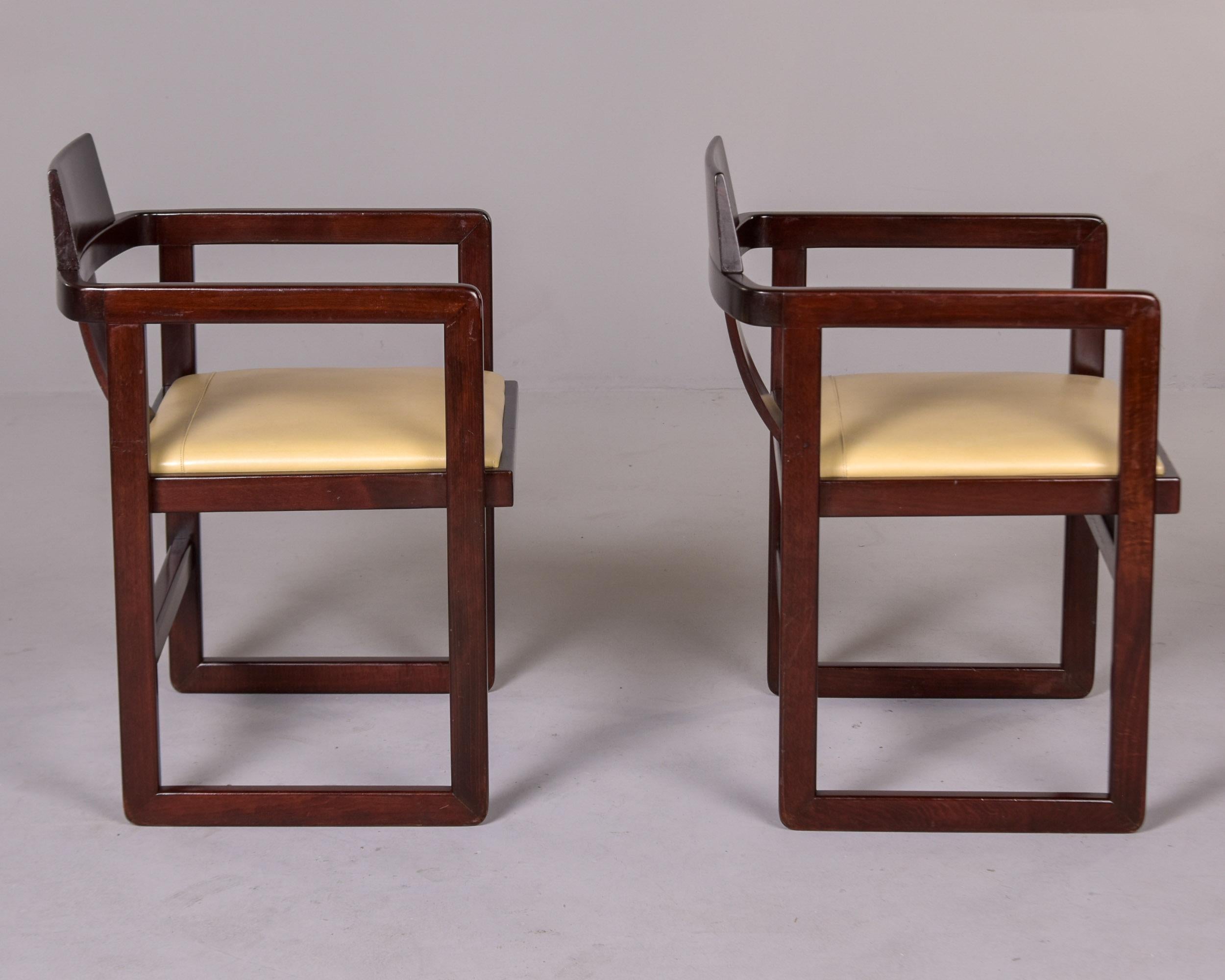Set di quattro poltrone italiane di metà secolo in Asian Style in vendita 2
