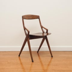 Italian Mid-Century Dining Chairs Set of Four