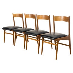 Set of Four Italian Midcentury Dining Chairs
