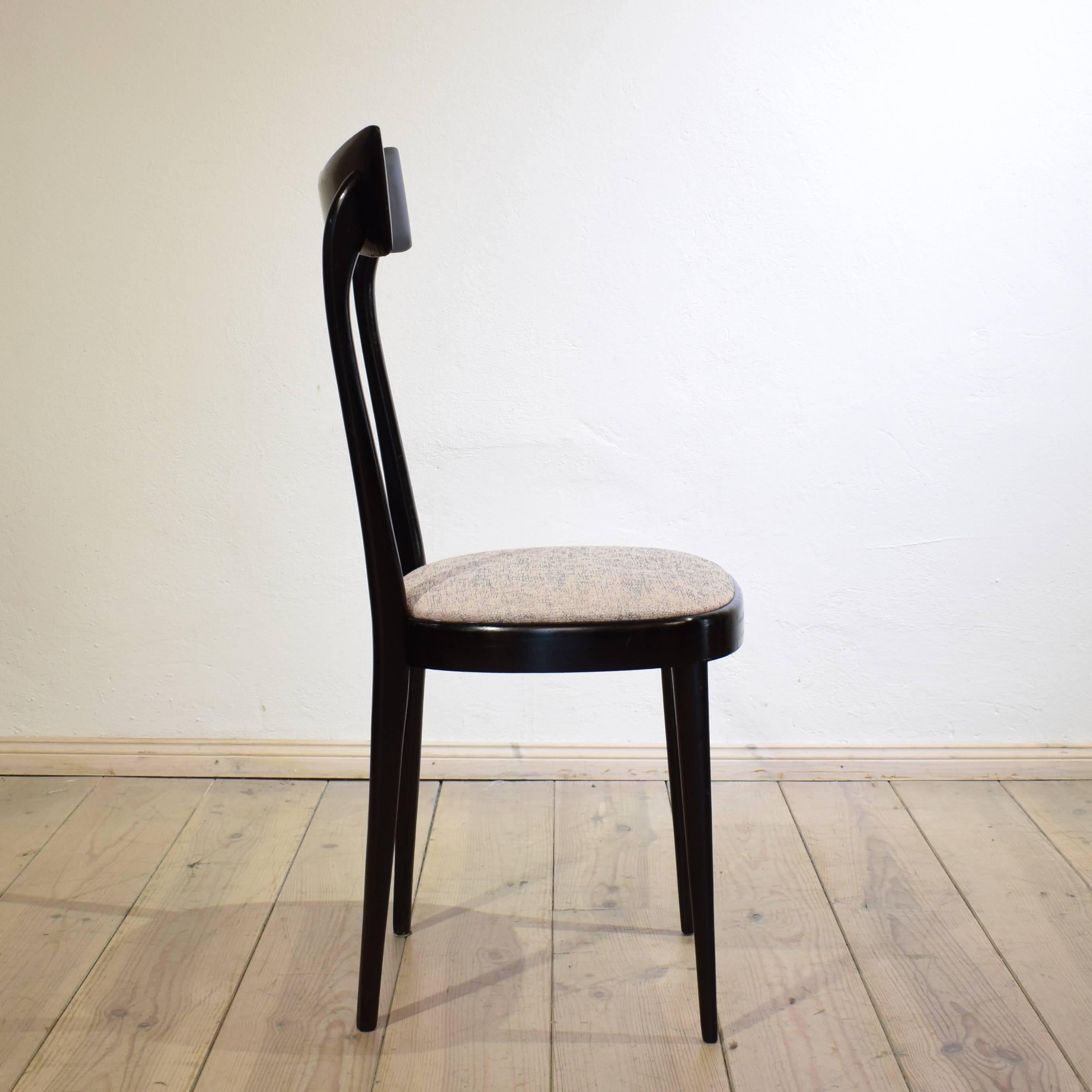 Set of Four Italian Midcentury Dining Chairs in the Manner of Ico Parisi, 1950 4
