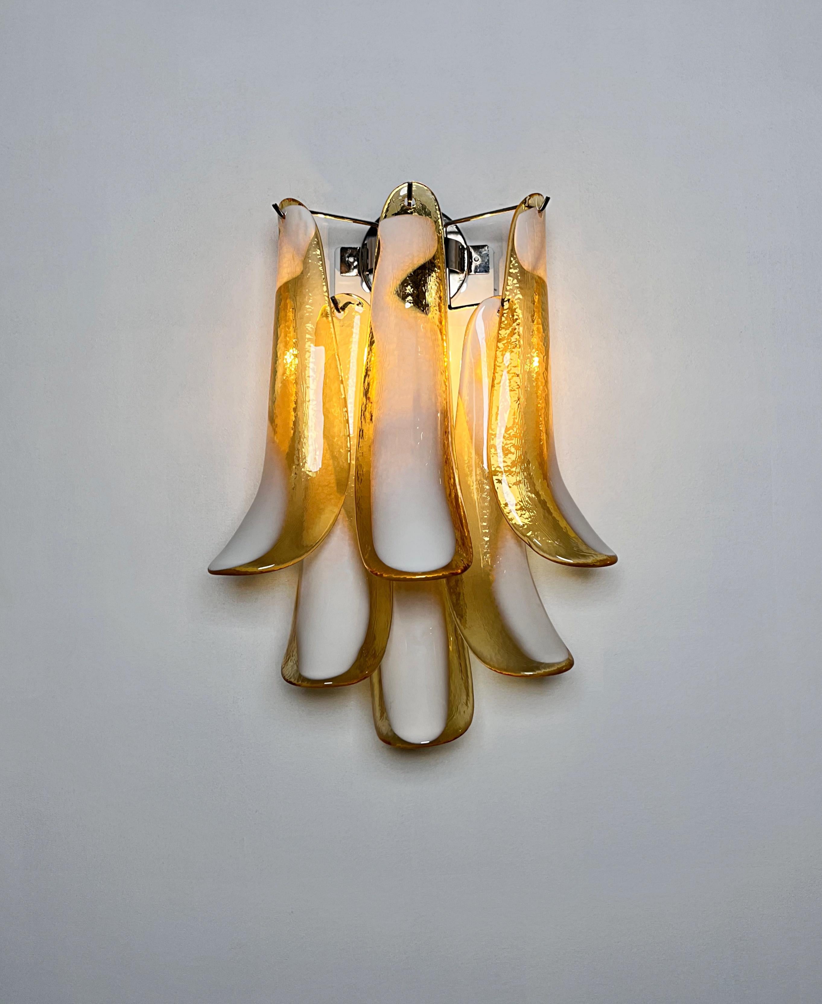 XX secolo Set di quattro lampade italiane di Murano in vendita