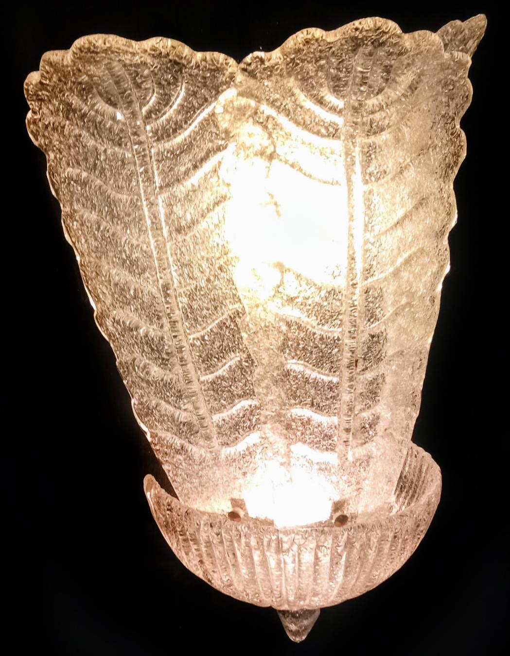 Set of Four Italian Murano Sconces 2