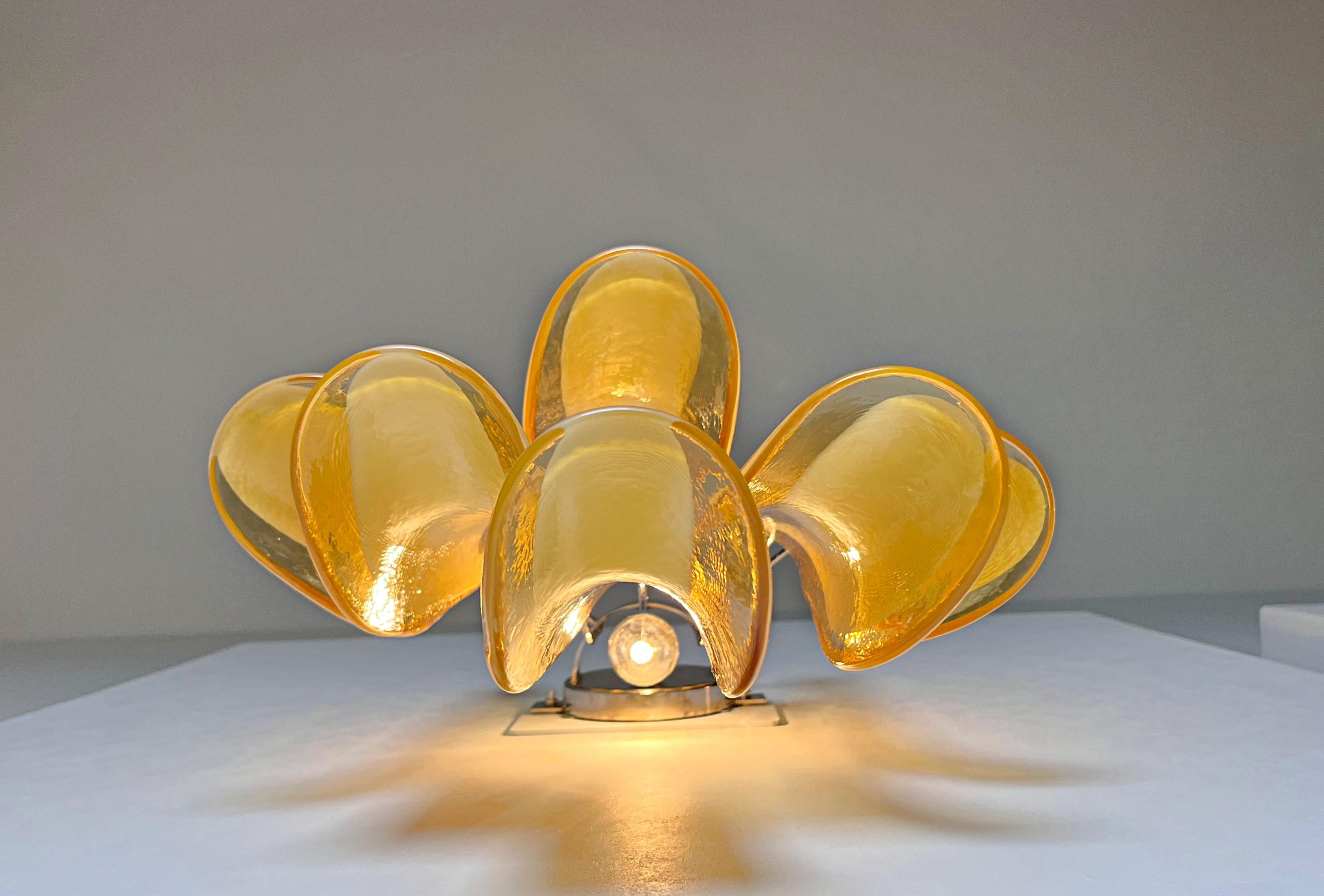 Set di quattro lampade italiane di Murano in vendita 3