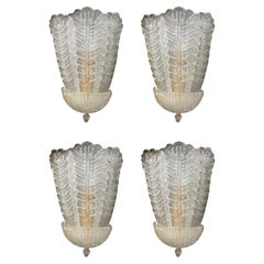 Set di quattro lampade italiane di Murano