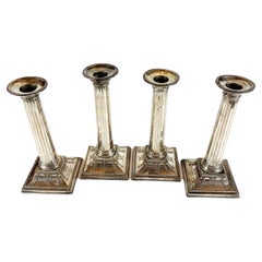 Set of Four Italian Neoclassical Style Candleholders 1900 circa 