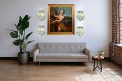 Set of Four Italian Petal Murano Sconces