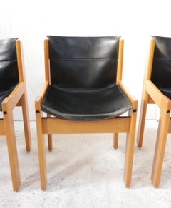 Italian Saddle Leather Chair by Ibisco, circa 1969, 1 piece