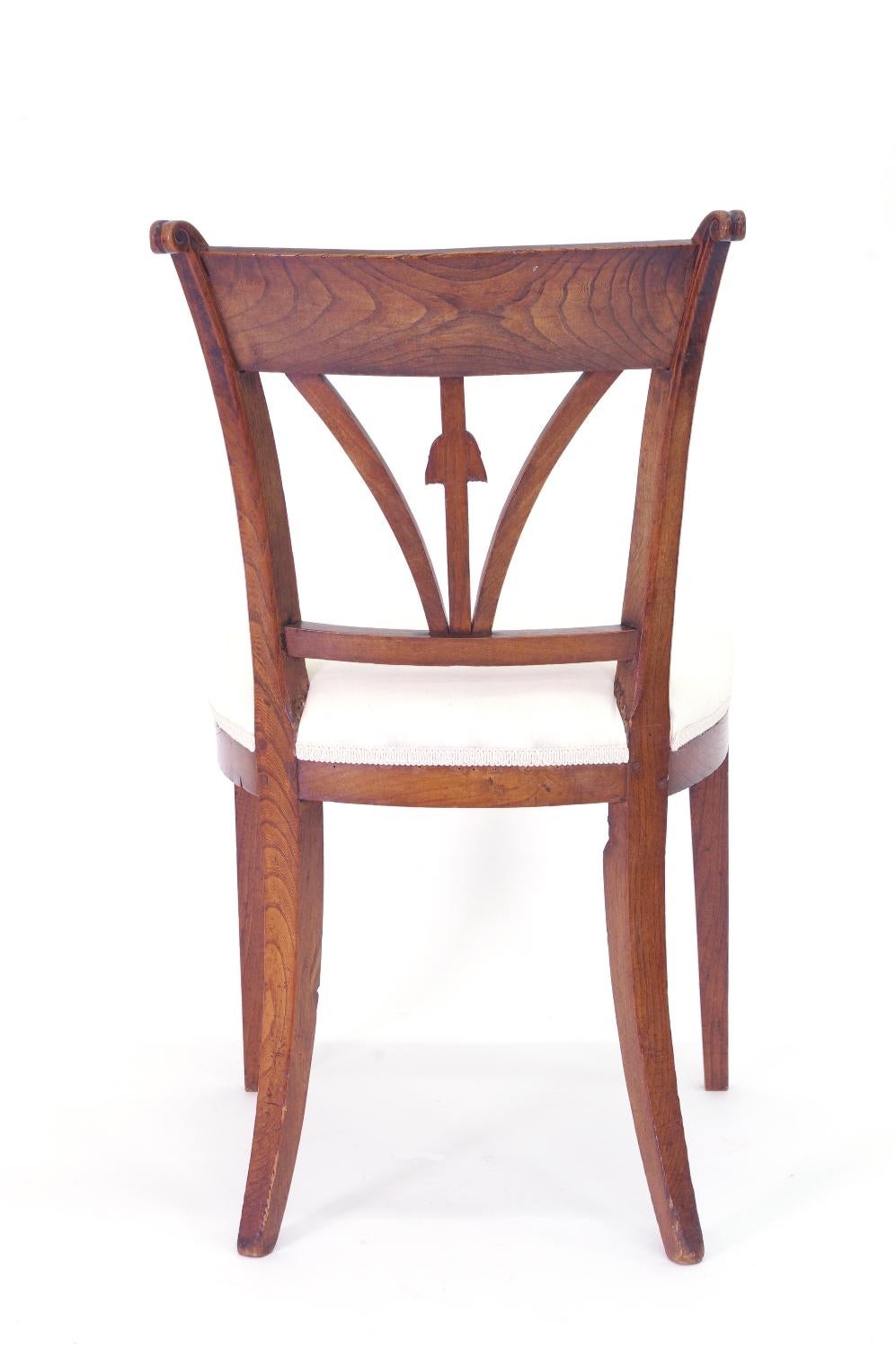 Set of Four Italian Side Chairs, circa 1800 im Angebot 1