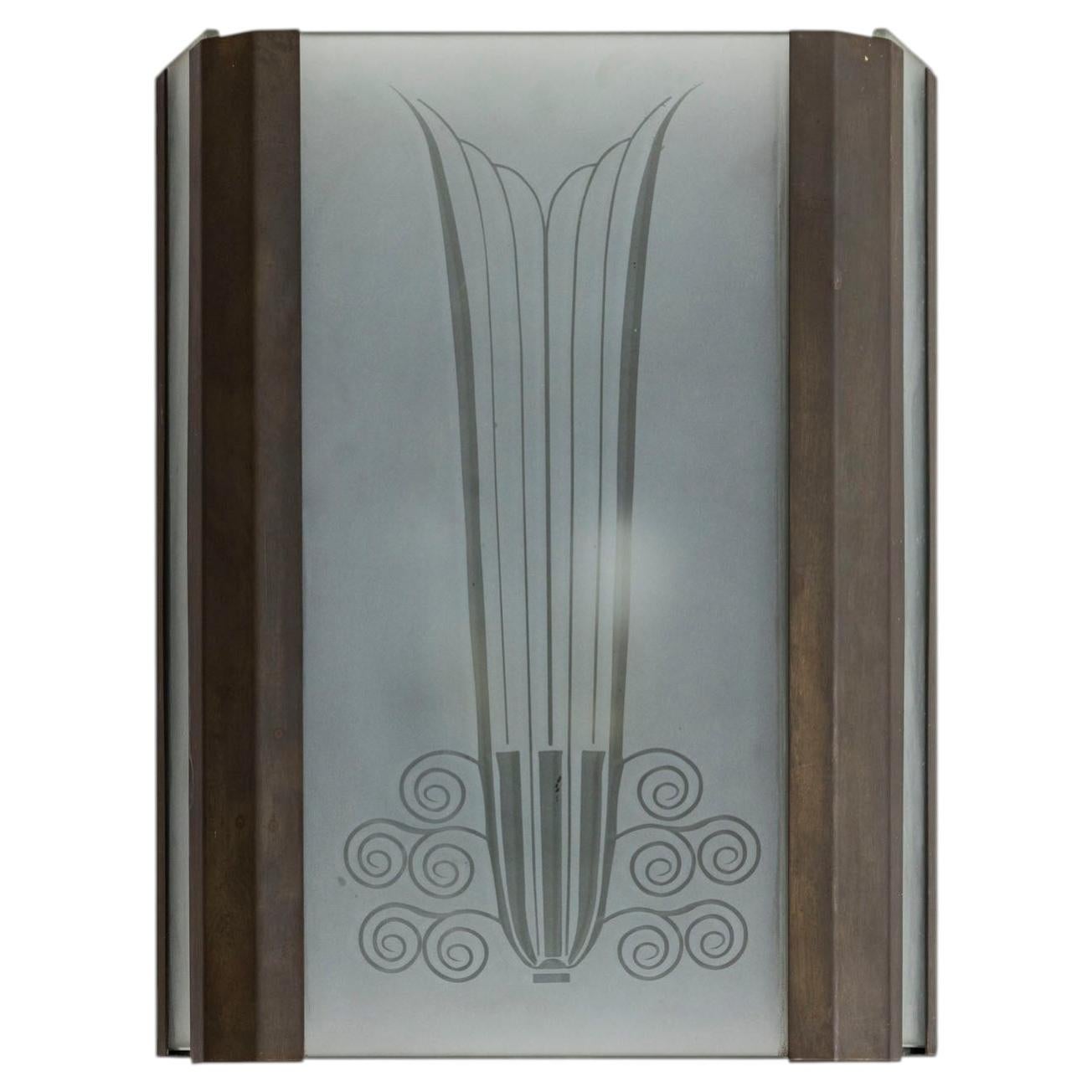 Set of four Italian wall sconces, Italy, early 1940s. For Sale
