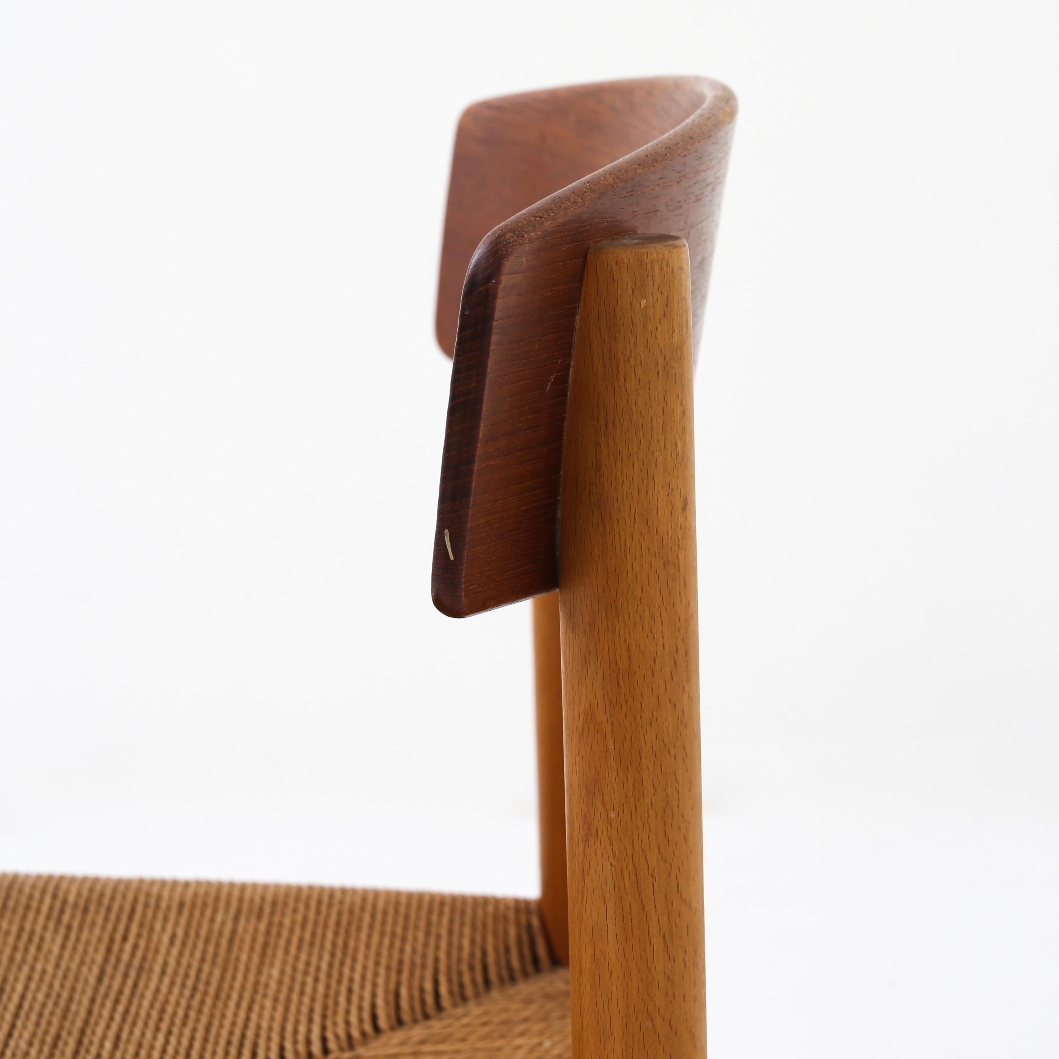 Beech Set of Four J39 Chair by Børge Mogensen