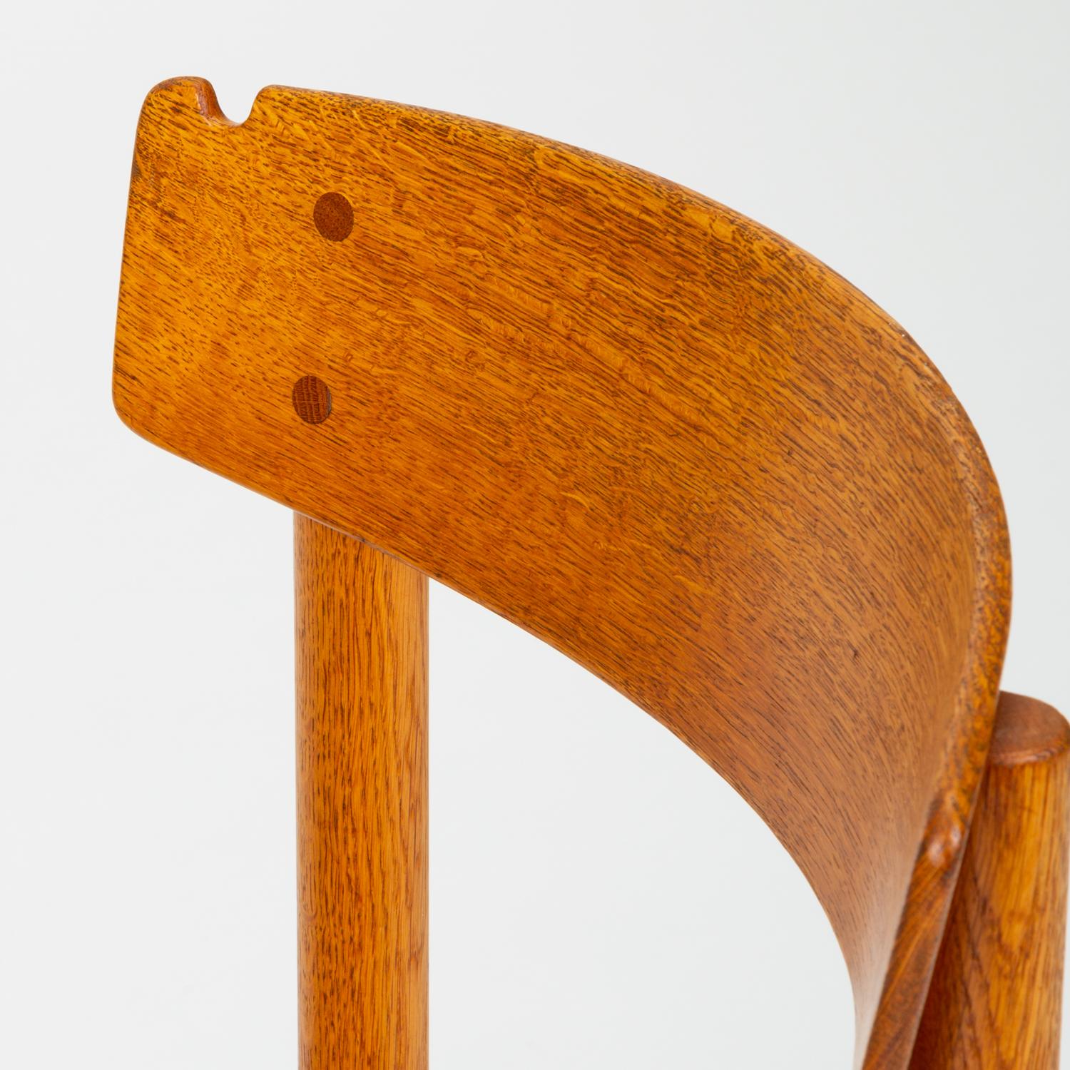 Set of Four J39 Oak Dining Chairs by Børge Mogensen for FDB Møbler 8