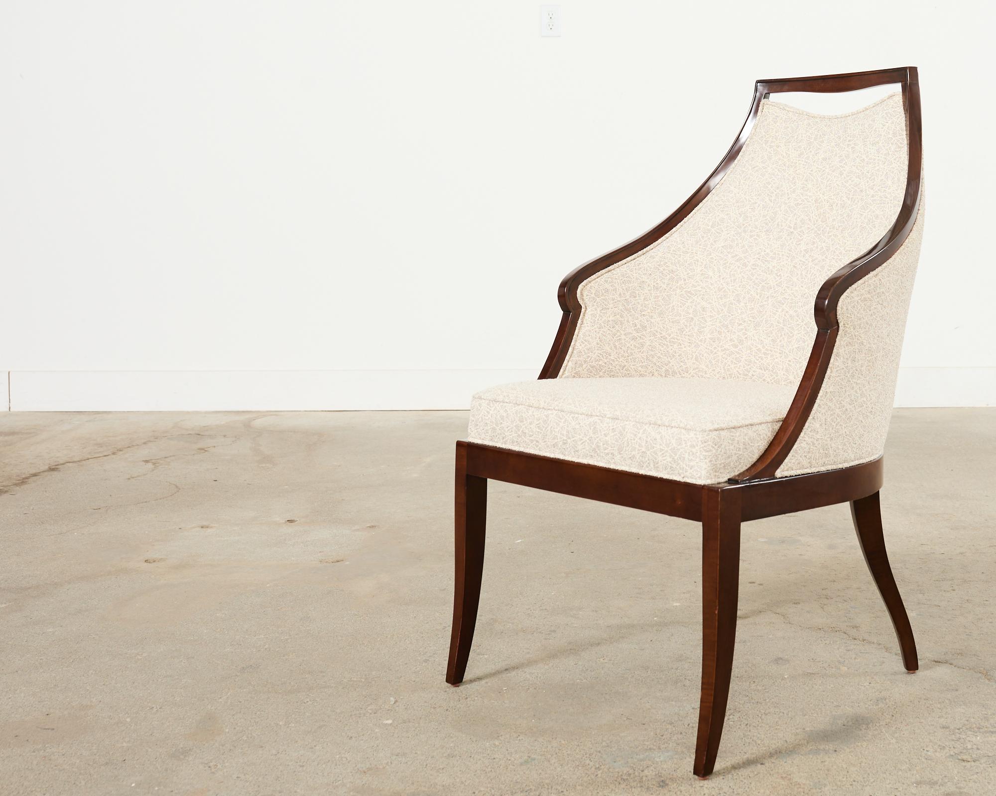 Set of Four Jacques Garcia for Baker Malmaison Dining Chairs 4