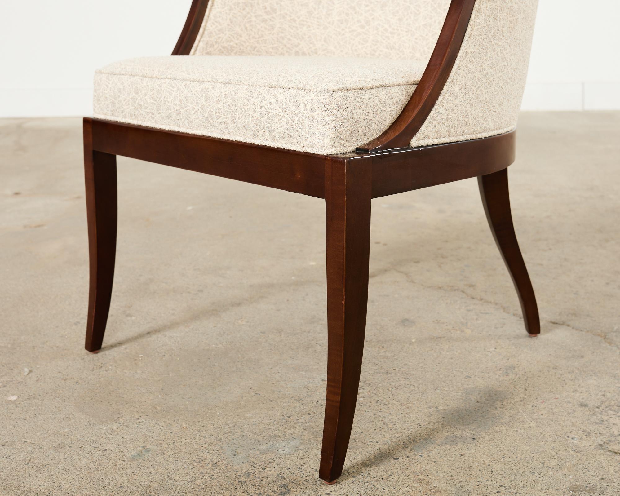 Set of Four Jacques Garcia for Baker Malmaison Dining Chairs 5