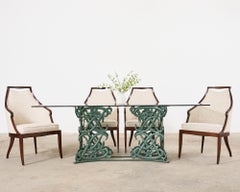 Ensemble de quatre chaises de salle à manger Malmaison de Jacques Garcia pour Baker