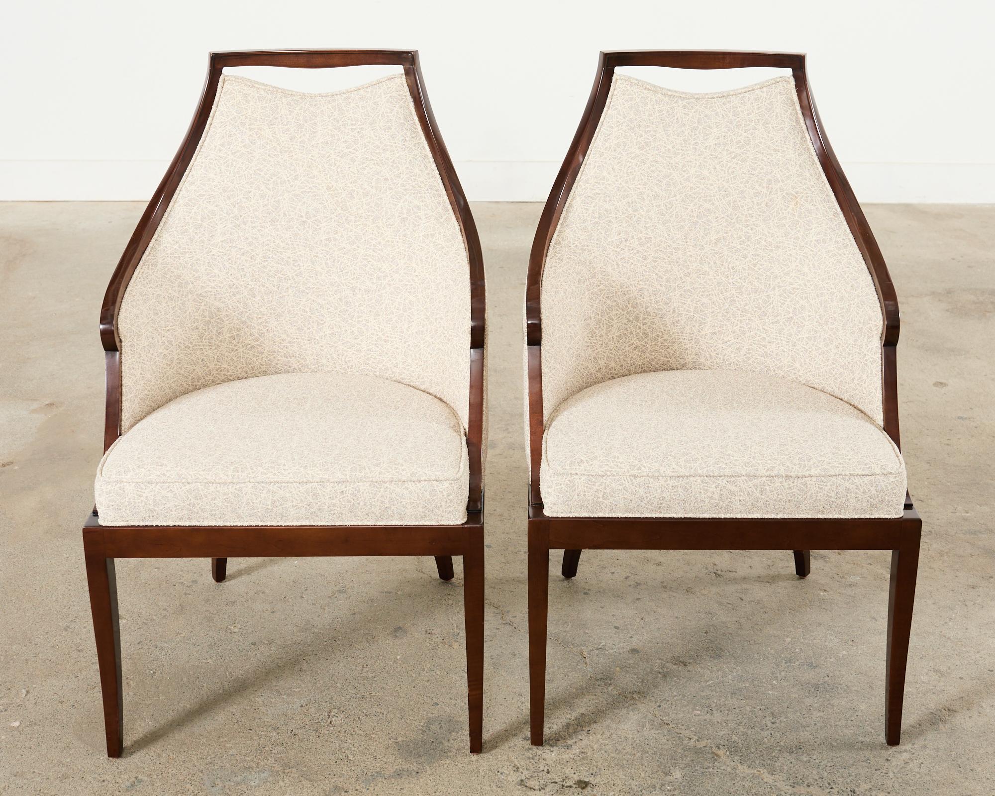 Set of Four Jacques Garcia for Baker Malmaison Dining Chairs In Good Condition In Rio Vista, CA