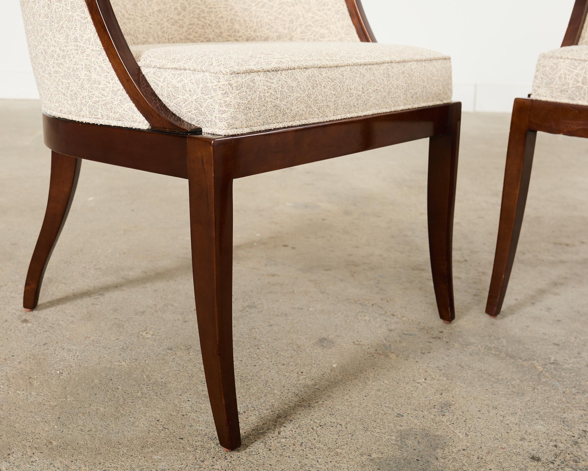 Set of Four Jacques Garcia for Baker Malmaison Dining Chairs 2