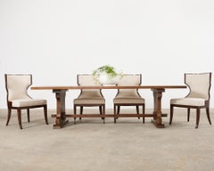 Ensemble de quatre chaises de salle à manger Marat de Jacques Garcia pour Baker