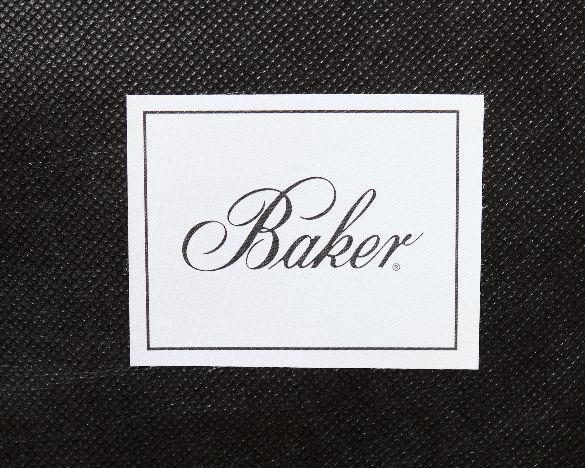 Satz von vier Jacques Garcia für Baker Marat Esszimmerstühlen (Holz) im Angebot