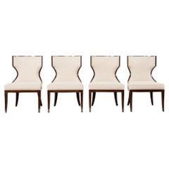 Used Set of Four Jacques Garcia for Baker Marat Dining Chairs