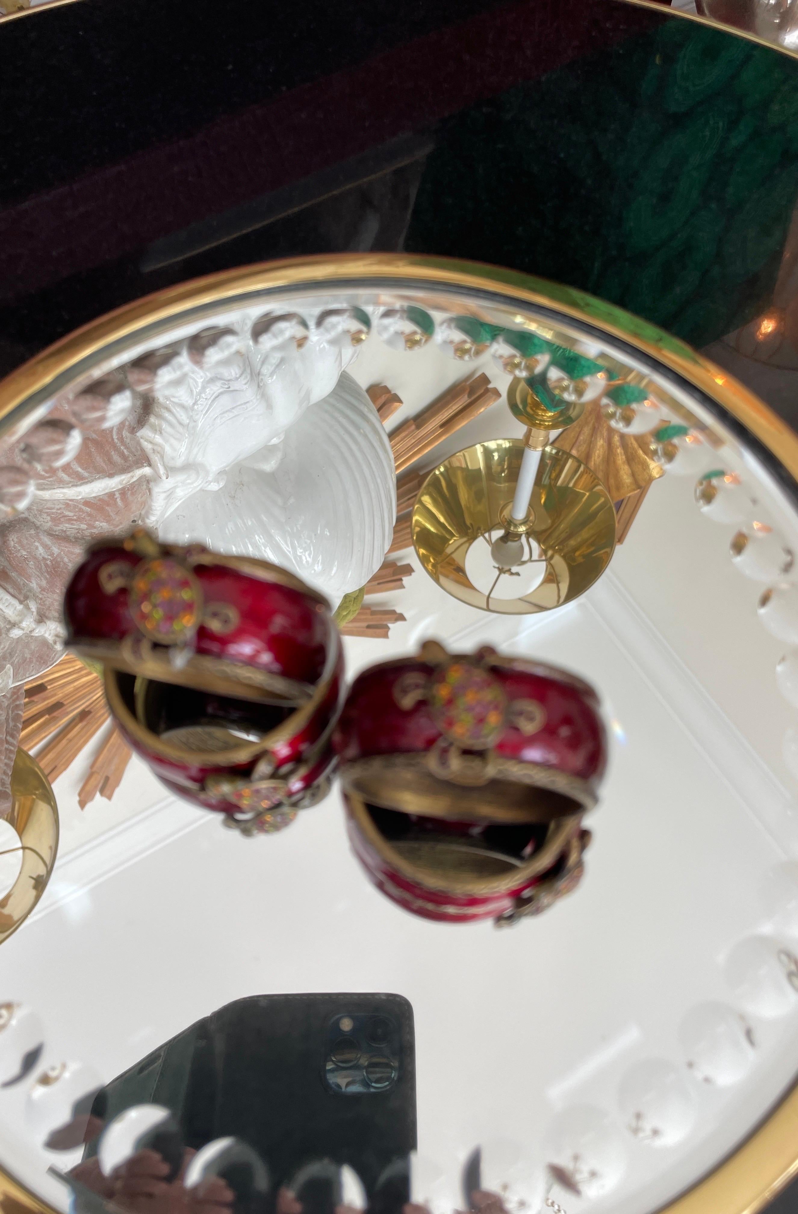 Set of Four Jay Strongwater Enamel Turtle Napkin Rings In Good Condition For Sale In West Palm Beach, FL