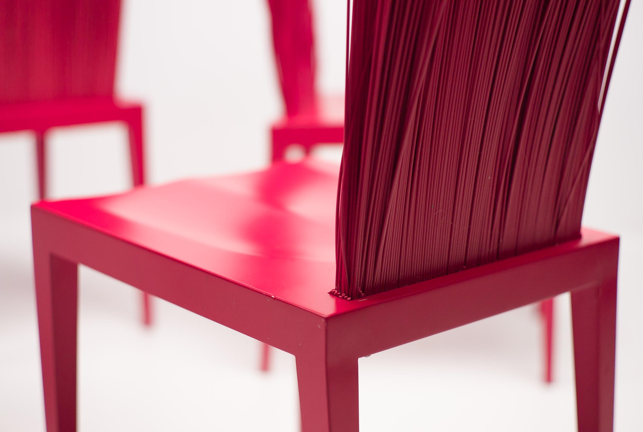 Contemporary Set of Four Jenette Chairs by the Campana Brothers for Edra