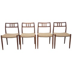 Set of Four JL Moller Side Chairs 79
