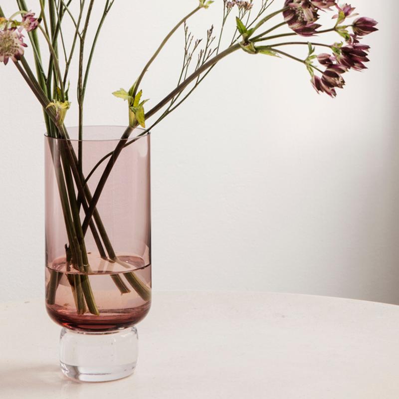 Danish Set of Four Joe Colombo 'Clessidra' Glass Vases by Karakter