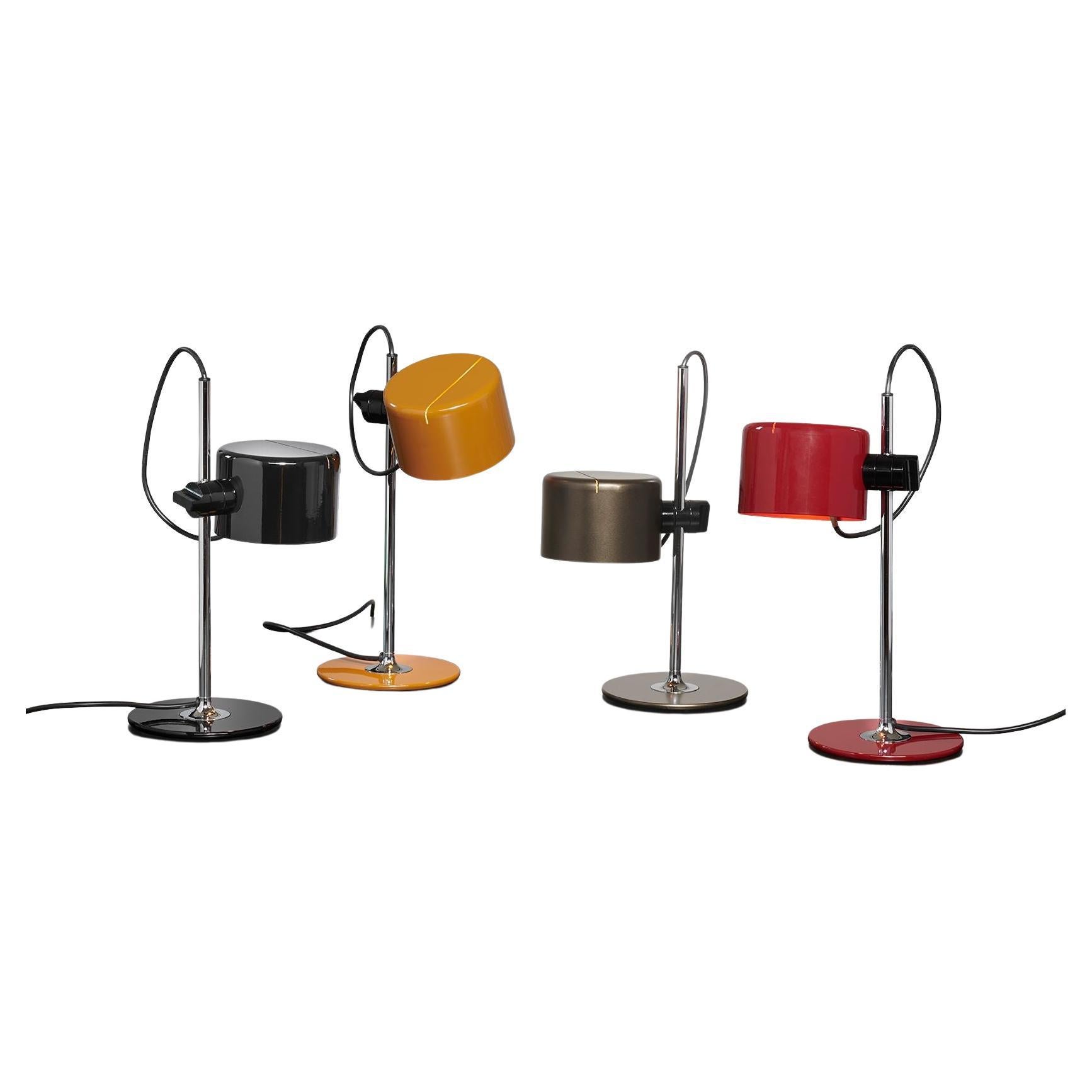 Set of Four Joe Colombo Mini Coupe Table Lamps by Oluce For Sale