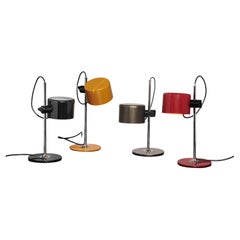 Set of Four Joe Colombo Mini Coupe Table Lamps by Oluce