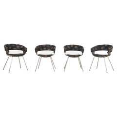 Set of Four John Coleman for Allermuir Mollie Dining Armchairs