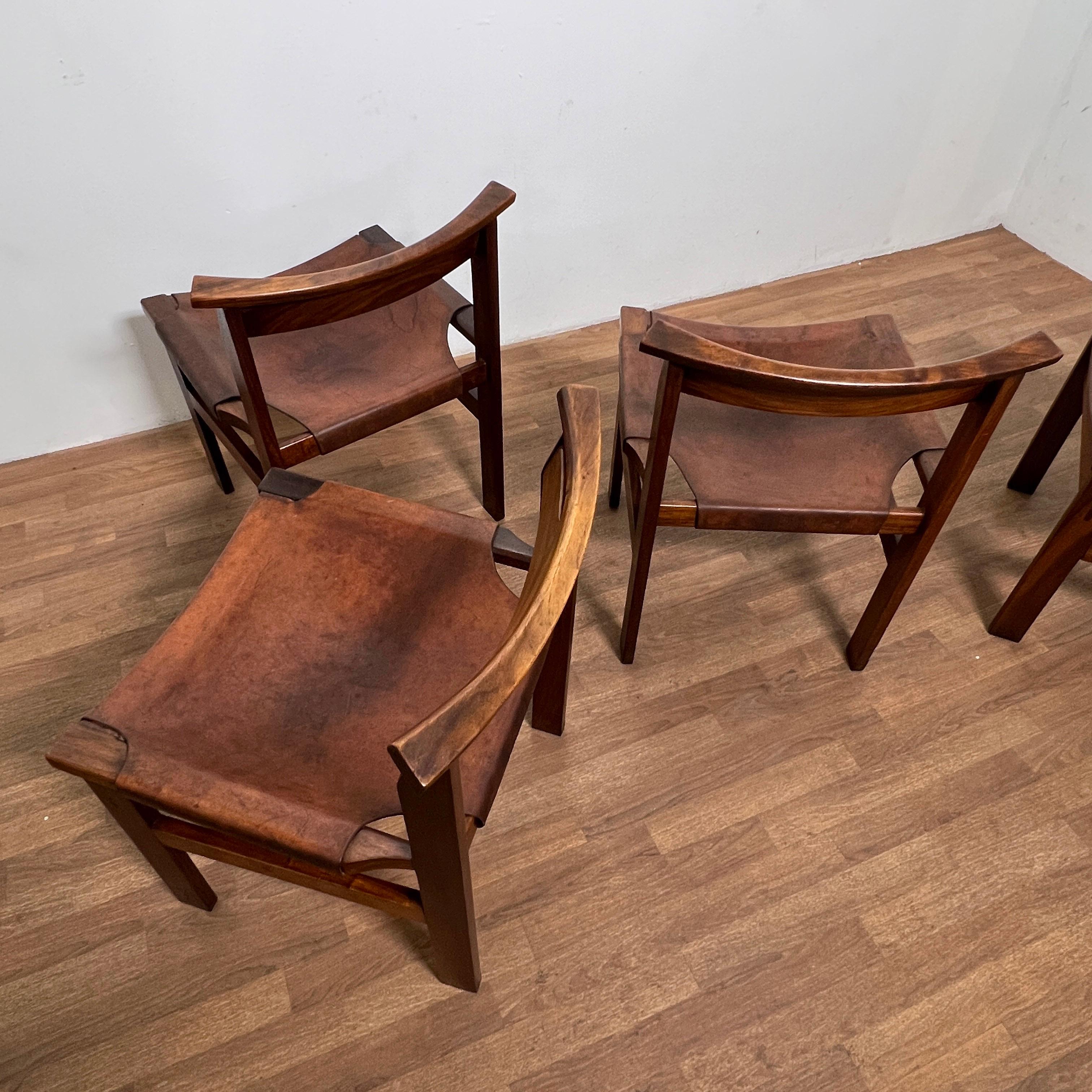 Set of Four John Tabraham for Kallenbach Dining Chairs, South Africa Ca. 1960s For Sale 2