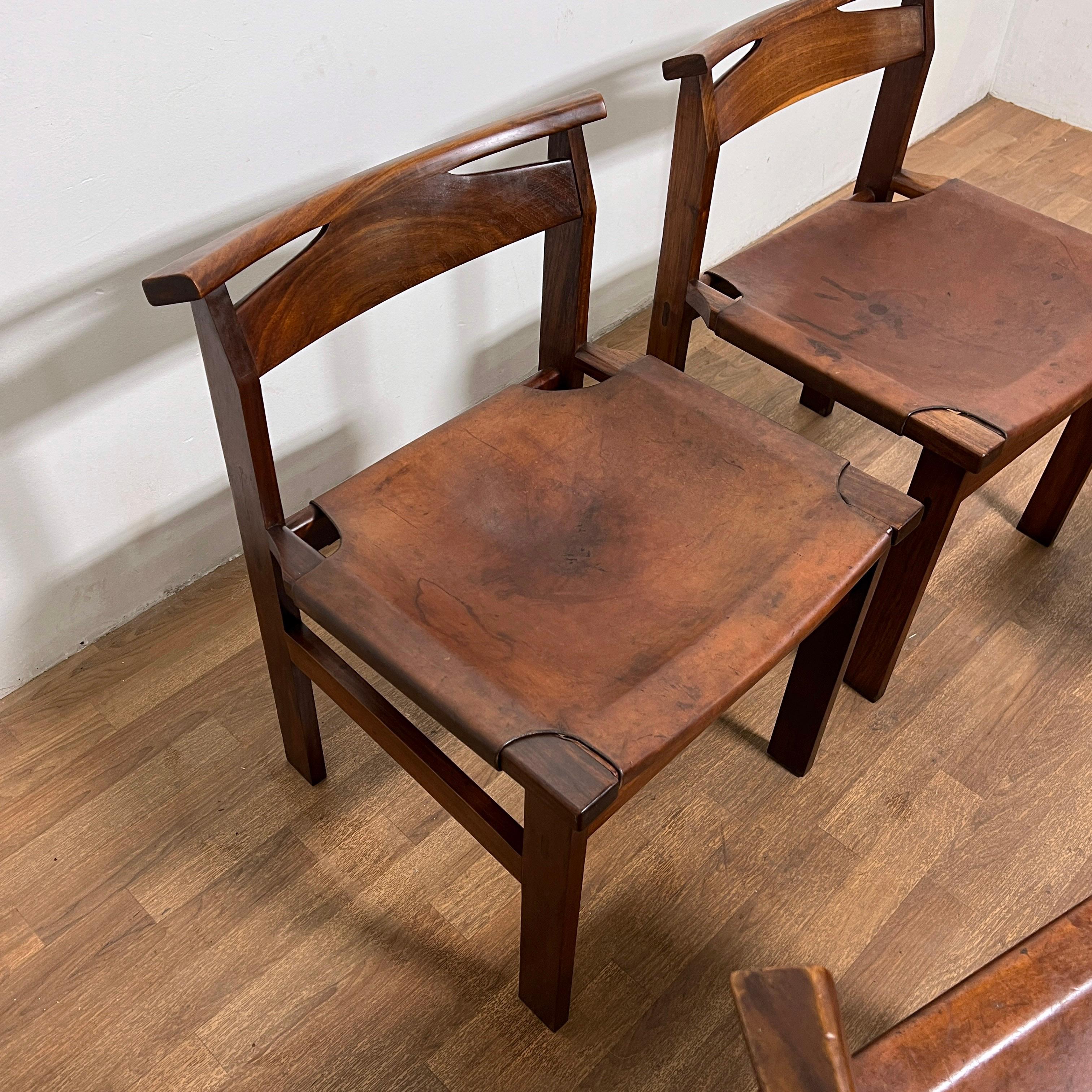 South African Set of Four John Tabraham for Kallenbach Dining Chairs, South Africa Ca. 1960s